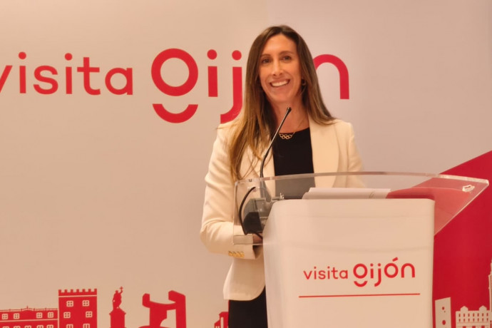 Ángela Pumariega durante la presentación